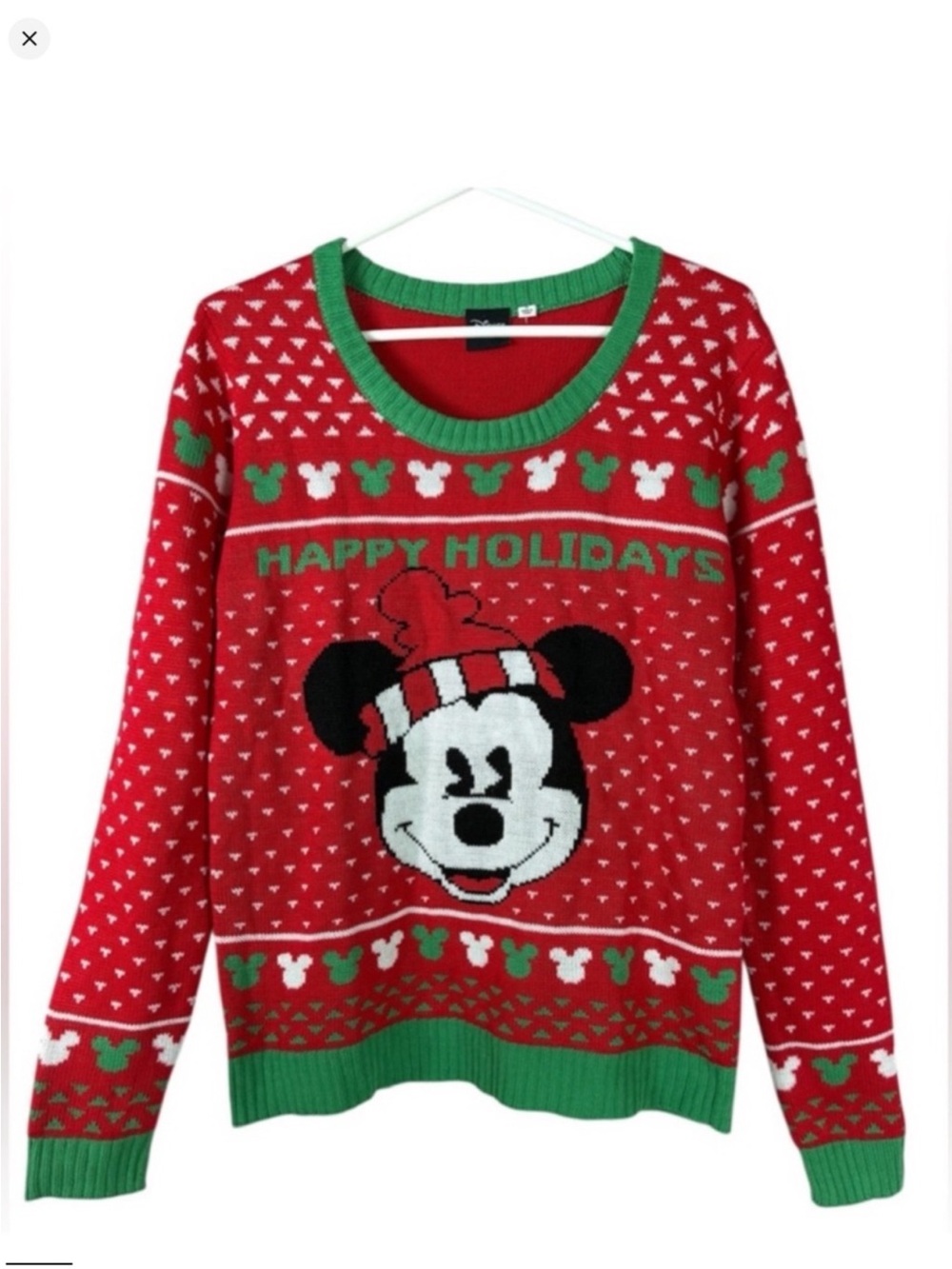 Disney Mickey Mouse Christmas Holidays Sweater
Large